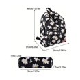 thumbnail image 1 of Mochila Con Estampado Floral Para La Escuela Secundaria, Mochila Informal Con Cremallera Y Estuche Para Lápices, Mochilas Escolares De Moda, 1 of 3