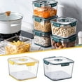 thumbnail image 3 of MOPOOR Fruit Containers for Fridge - Leakproof Food Storage Containers with Removable Colander - Dishwasher & microwave safe Produce Containers Keep Fruits, Vegetables, Berry, Meat Fresh, 3 of 8