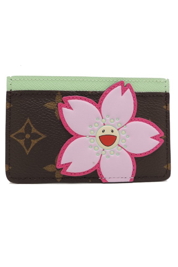Pre-Owned Louis Vuitton x Takashi Murakami LV TM Porte Cartes Simple Women's Business Card...