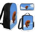 thumbnail image 2 of Grizzly Bear Lemming 17 Inch Backpack With Lunch Bag Pencil Case Set Schoolbag Lunch Box Pen Case 3 Pieces, 2 of 8