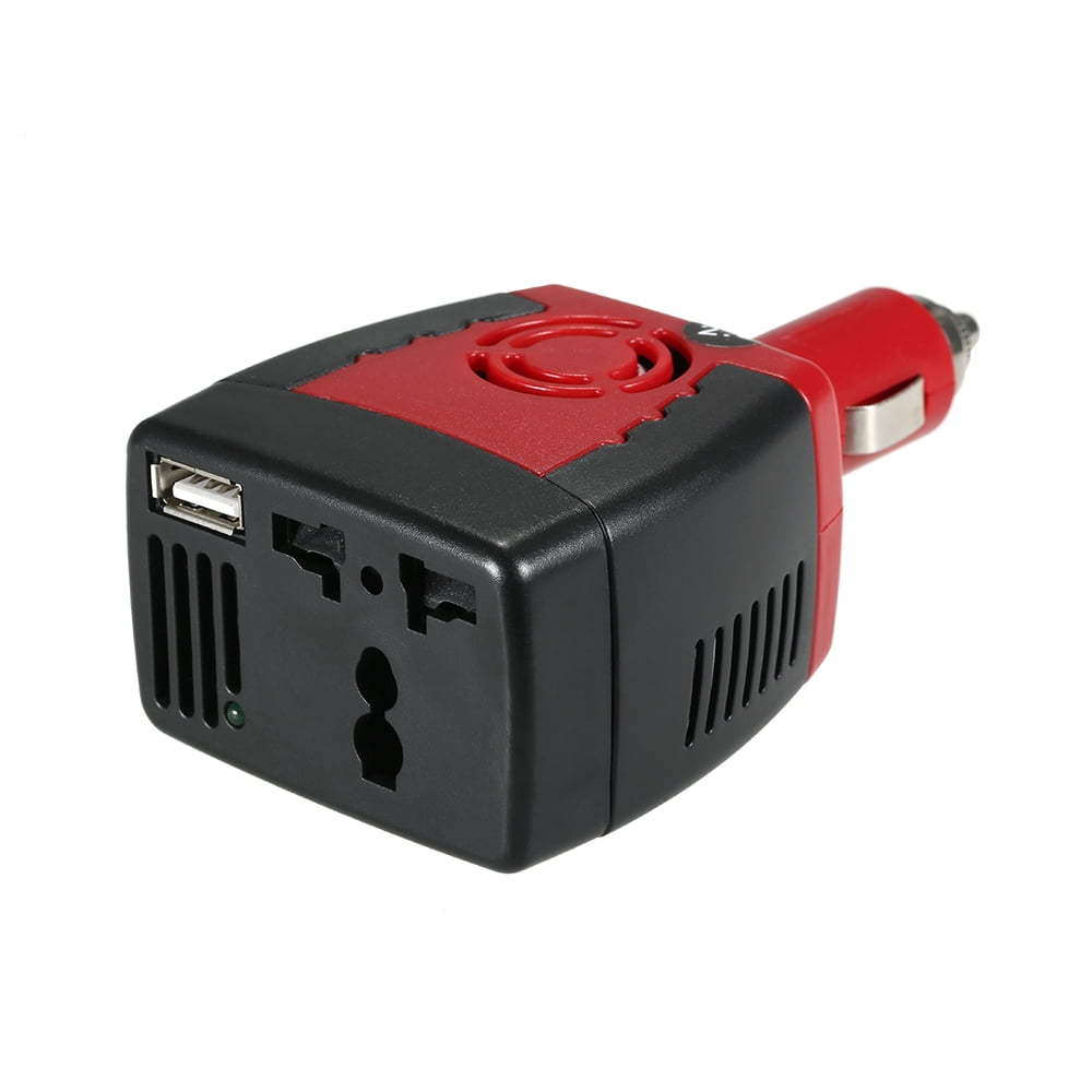150W Power Inverter DC 12V to AC 220V Car Outlet Voltage Adapter USB 2.1A 