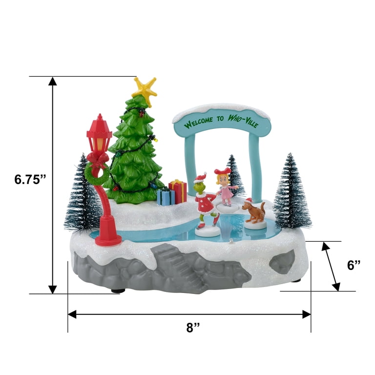 Dr. Seuss' The Grinch, Animated Skating Rink with Lights and Music