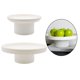 thumbnail image 1 of 2 bandejas de soporte de plástico para decoración de escritorio para hogar bandeja de servicio de piezaza alto BLESIY Bandeja de soporte redonda, 1 of 8