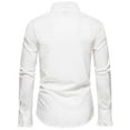 thumbnail image 4 of Njoeus Mens Slim Fitted Long Sleeve Tuxedo Dress Shirt Casual Medieval Porm Party Performing T-Shirts, 4 of 4