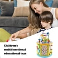 thumbnail image 3 of Herramienta Educativa Temprana Para Niños, Juguetes Interactivos Multifunción De Seis Lados, Gran Cuenta Redonda, Caja Del Tesoro, Cuentas De Rompecabezas, Juguete De Matemáticas Moyic FN003073-00, 3 of 6