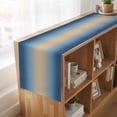 thumbnail image 6 of Table Runners 72 Inches Long Dress Scarves, Navy Blue Ombre Farmhouse Kitchen/Dining Table Runner, Coffee Tablerunners, Modern Yellow Gradient Farmhouse Art 16x72 Inch, 6 of 9