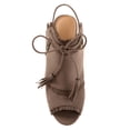 thumbnail image 5 of Brinley Co. Womens Fringe Tassle Faux Suede High Heels, 5 of 6