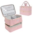 thumbnail image 1 of Organizador de esmaltes de uñas LEFOR·Z, bolsa de almacenamiento de doble capa, 1 of 7