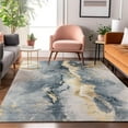 thumbnail image 7 of Addison Rugs Mayfield Premium Machine Washable Transitional Abstract Graphite Rectangle Rug, 2'6" x 3'10", 7 of 7