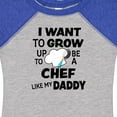 thumbnail image 4 of Inktastic I Want to Grow Up to Be a Chef Like My Daddy Boys or Girls Baby Bodysuit, 4 of 5