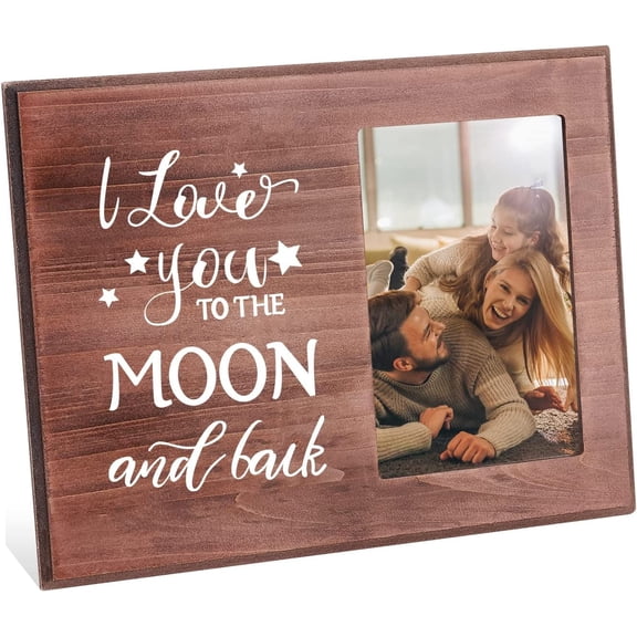 I Love You To The Moon and Back 4 in x 6 in Picture Frames