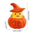thumbnail image 4 of Tryvkinvive Halloween Pumpkin Ghost Night Light,Glowing Lamp for Halloween Decorations,Cartoon Figure Table Ornament for Halloween Indoor Outdoor Tabletop Decor, 4 of 7