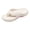White, variant on Modstep Women's Arch Support Flip Flops Plantar Fasciitis Orthopedic Thong Sandals Summer Beach Slippers Casual Shower Shoes Size 8 White