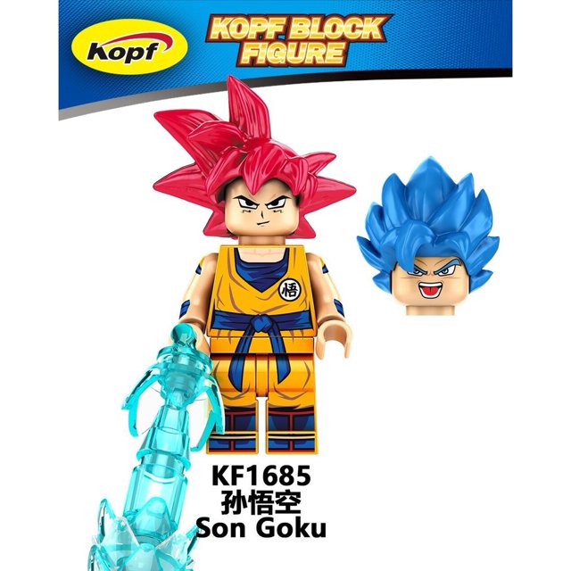 Minifiguras Lego Dragon Ball Z Super Saiyan Son Goku Vegeta Bloques De Construcción Juguetes