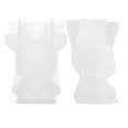 thumbnail image 1 of 2 moldes de silicona de resina de alce 3D blanco para manualidades, molde de fundición con forma de animal, molde de fundición epoxi, molde versátil para hacer figuras de animales, 1 of 8