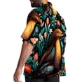 thumbnail image 3 of Platypus Men's Poplin Shirt, Casual Short Sleeve Printed Button Down Summer Beach Unisex Shirts, 3 of 6
