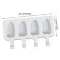 thumbnail image 4 of Kitchen Popsicle Mold Silicone 4-Cavity Ice Pop Maker Ice Cream Mold with Sticks, 4 of 9