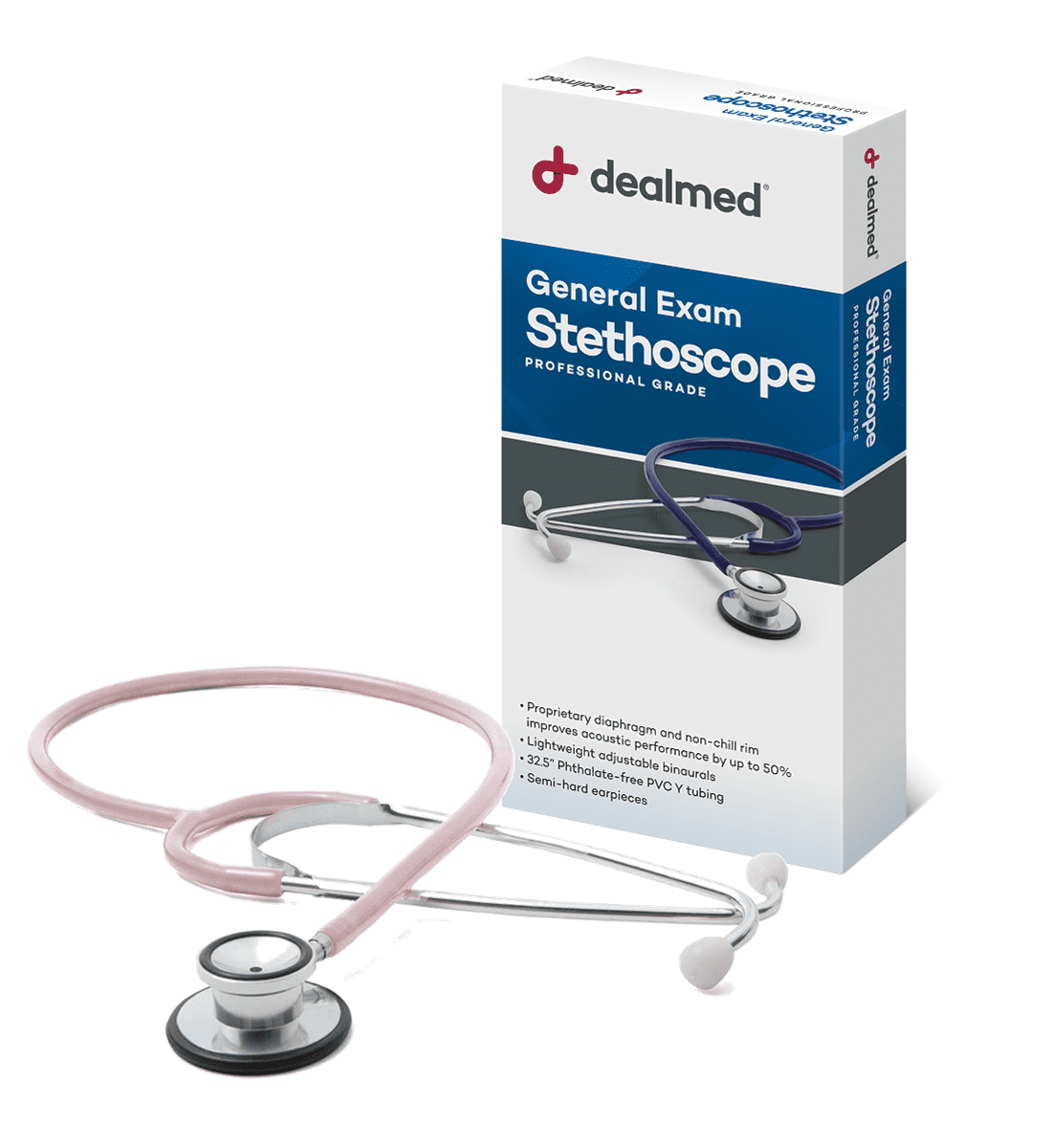 Dealmed General Exam Stethoscope Professional Economy DualHead