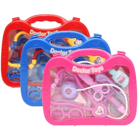 Wedlies Kids Baby Doctor's Medical Playing Carry Case Set Education Kit Role Play Toys