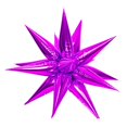 thumbnail image 1 of Explosion star conjoined water drop light cone aluminum balloon animal teeth decoration, 1 of 6