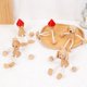 thumbnail image 5 of Guardurnaity 5 piezas, Mini muñecas de madera, Figuras de madera, Madera con acabado, Muñecas hechas a mano, Decoración, Accesorios, Proyectos de Ropa, zapatos y accesorios Miscelánea, 5 of 6