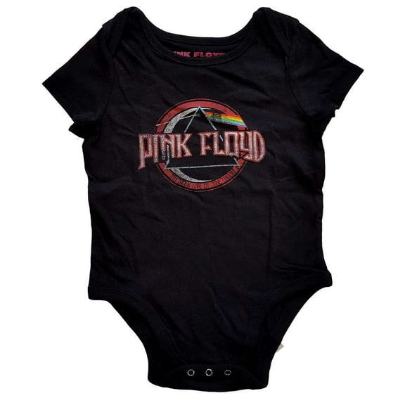 Pink Floyd Kids Baby Grow: Vintage Dark Side of the Moon Seal (0-3 Months)