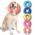 thumbnail image 1 of LiMimmuu Cat Cone Collars Pet Collar Cartoon Printing Inflatable Pet Collar Pet Collar Cartoon Printing Fastener Adjustment Inflatable Dog Lick-Proof Collar After Surgery Pet Supplies, 1 of 7