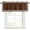 Coffee Brown, variant on Yellow Greek Key Curtain Valances for Windows, Kitchen Valance Window Treatment, Geometric Greece Ancient Farmhouse Geo Light Filtering Block Curtains for Bathroom/Bedroom/Living Room 42'' x 18''