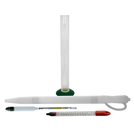 Thermometer and Hydrometer Test Kit for Home