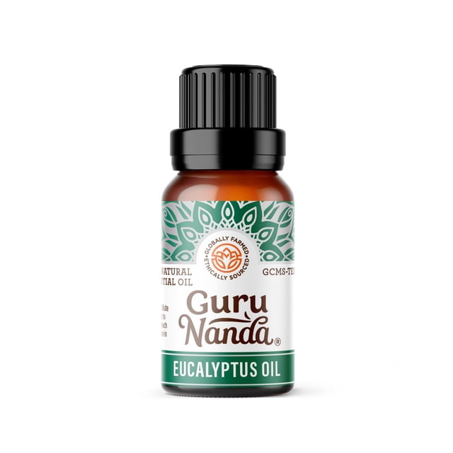 Aceite esencial GuruNanda de eucalipto, 15 ml, aromaterapia 100% pura