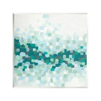 Stupell Industries Green Speckled Horizon Abstract Painting Unframed Art Print Wall Art, 12 x 12