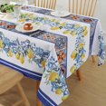 thumbnail image 2 of Sunflower Table Cloths 60 x 84 Inch Rectangle Summer Tablecloth, Water Proof Wipe Clean Dust-Proof White Polyester Fabric Table Cover for Fall Kitchen, Party, Picnic, Indoor, Outdoor, 2 of 6