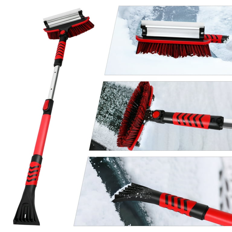 Extendable Ice Scraper Snow Brush Detachable Snow Removal - Temu