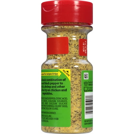 McCormick Perfect Pinch Lemon & Pepper Seasoning, 3.5 oz