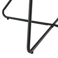thumbnail image 4 of Linon Kinard Lounge Chair, Black Metal Legs with Black and Tan Striped Fabric, 4 of 9
