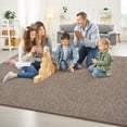 thumbnail image 4 of Area Rug Chicrug 91 x 153 cm, espuma viscoelástica, marrón y blanco, 4 of 9