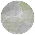 thumbnail image 2 of Addison Rugs Chantille Indoor/Outdoor Transitional Geometric Aloe Machine Washable Round Rug, 8' x 8', 2 of 8