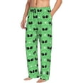 thumbnail image 6 of Logiee alien cartoons Print Pajama Pants for Men,Men’s Pajama Bottoms,Mens PJ Pants with Pockets & Button Fly-Small, 6 of 6