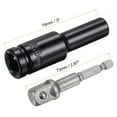 thumbnail image 2 of Unique Bargains Socket Accessory Set, 8mm Deep Socket 1/4' Hex Shank Impact Adapter with 1/2' Drive, 2 of 5