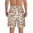 thumbnail image 3 of Kdxio Colorful Fishes Pattern Mens Casual Shorts - Drawstring Summer Beach Sports Shorts for Men, 3 of 5
