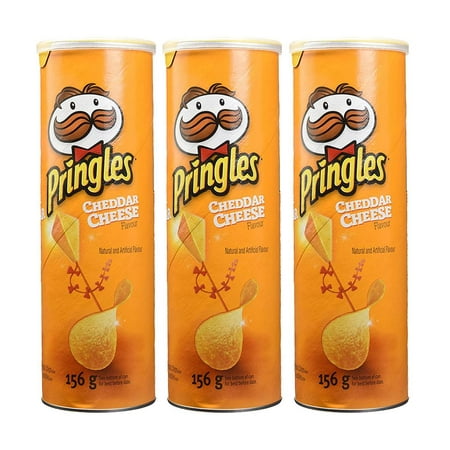 Pringles Cheddar Cheese Chips, 156 Grams (Pack of 3) - Walmart.ca