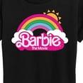 thumbnail image 3 of Barbie the Movie - Barbie Logo Rainbow - Women's Short Sleeve Graphic T-Shirt, 3 of 5