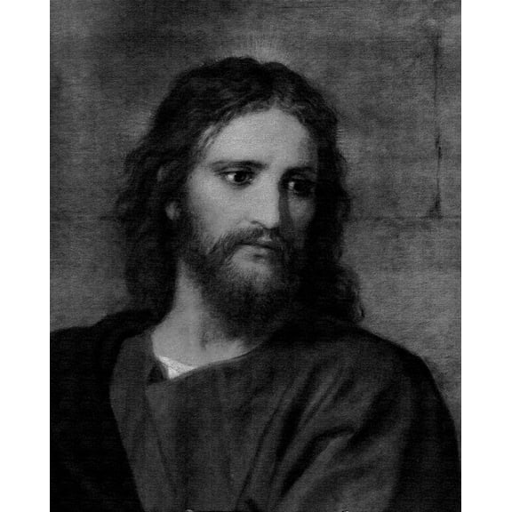 Catholic print picture - Jesus 3 B - 8" x 10" ready to be framed