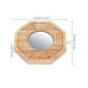 thumbnail image 3 of Espejo convexo Bagua con marco de madera. Espejo compacto para colgar en la pared. Adorno tradicional chino de la suerte para la oficina, el hogar o la sala de estar., 3 of 8
