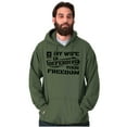 thumbnail image 5 of US Army Logo Wife Defending Freedom Hoodie Hooded Sweatshirt Men Brisco Brands S, 5 of 6