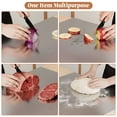 thumbnail image 6 of Qunbio 19.7" x 15.8" Stainless Steel Cutting Boards for Kitchen, Chopping Boards with Lip, Pastry Board for Countertop Cutting Meats Fruits, Easy To Clean, 6 of 9