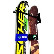 (2 Pack) Ski Wall Storage Racks, Heavy Duty Steel, Home and Garage Skis Mount, Ski Couple