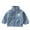 Blue, variant on Kids Thick Warm Fuzzy Fleece Coat, Boys & Girls Fleece Lined Outerwear with Mock Neck, 2025 Fashion Basic Long Sleeve Jacket for Fall and Winter Season Light Violet