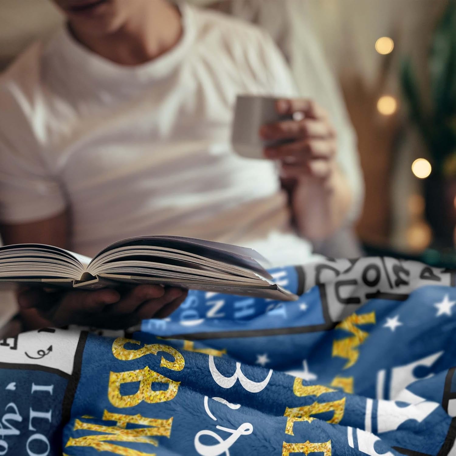 Gifts for Him Husband, Husband Birthday Gifts from Wife Blanket, Cool Anniversary Wedding Gifts