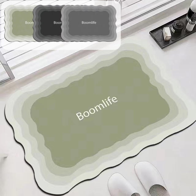 Tapete de baño de barro de Diatomea Esterilla absorbente absorbente antideslizante para baño y entrada